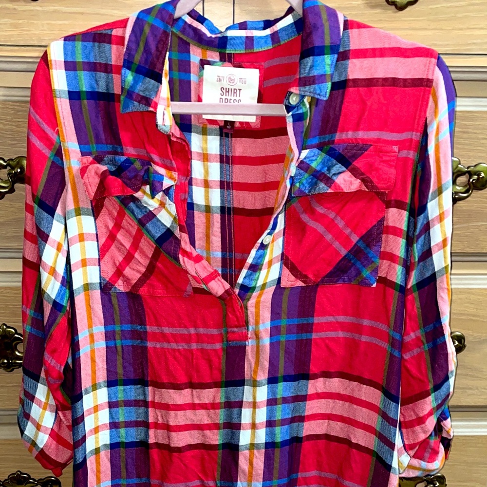 So Soft Plaid Dress